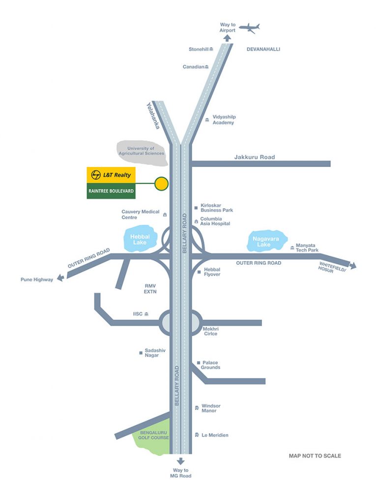 lnt-raintree-boulevard-location-map