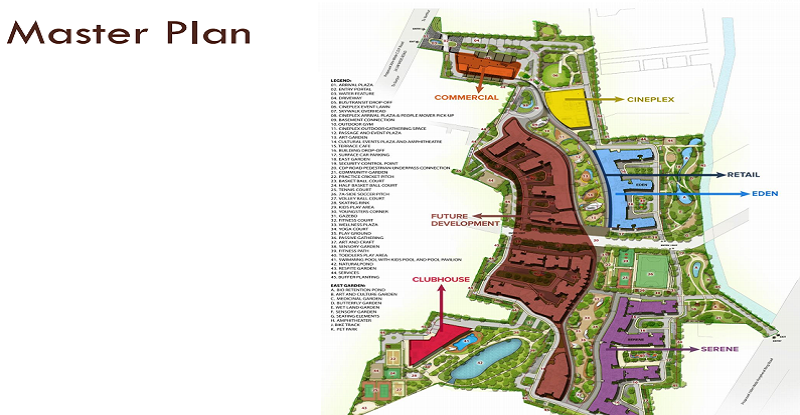 Cornerstone Utopia Master Plan Serene and Eden